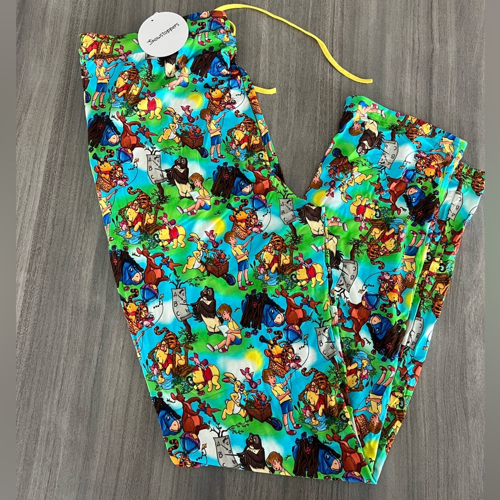 NWT Showstoppers Disney Winnie the Pooh Bamboo Pajama Bottoms